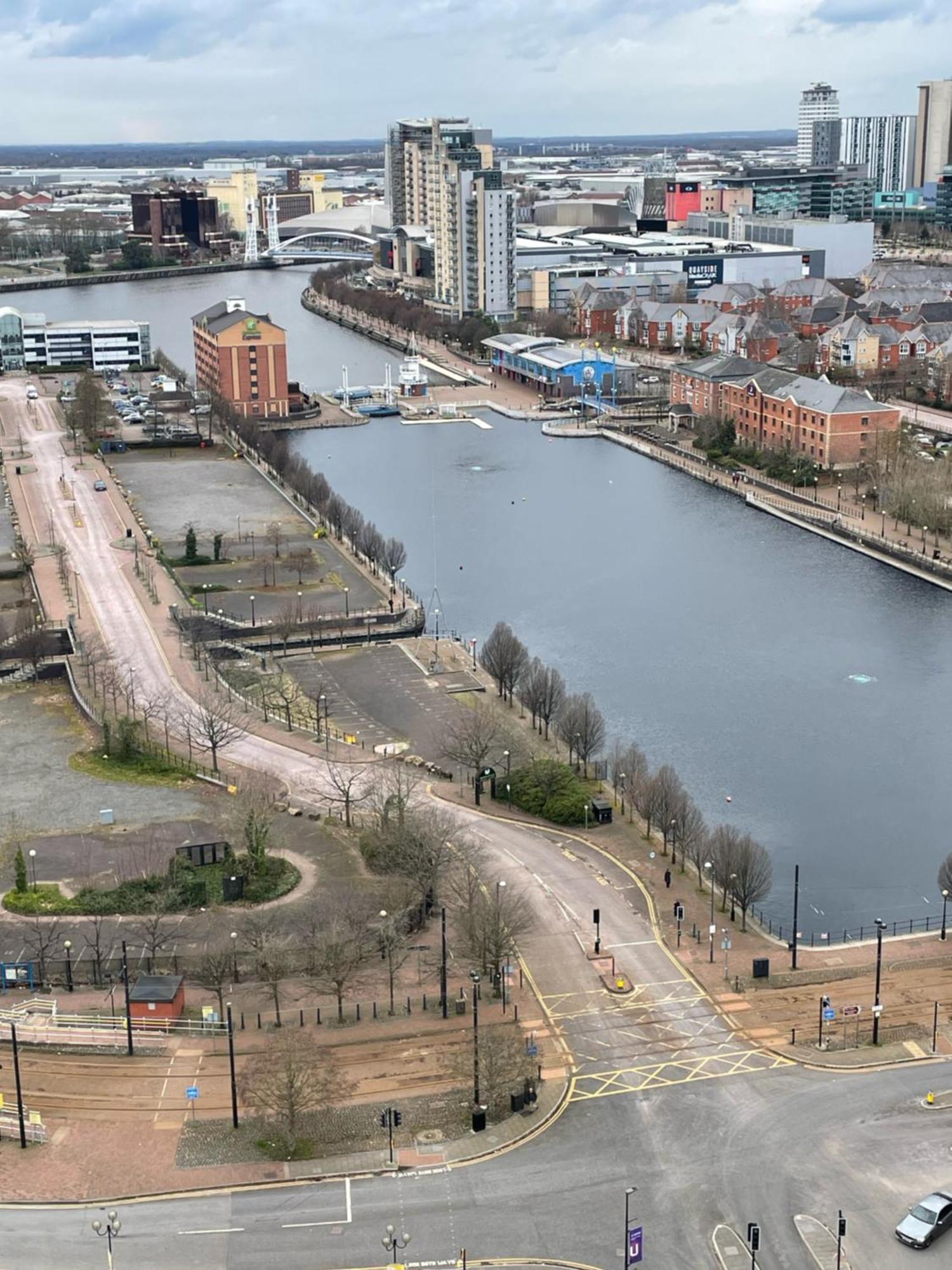 Quayside Penthouse 2 Bedroom Ensuite Near Media City & Manchester United Eksteriør bilde